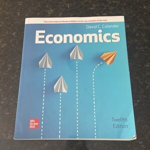 Economics book by David C. Colander 12th Edition